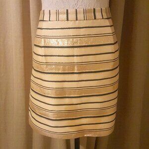 J. Crew, Size 10, Gold Stripe
